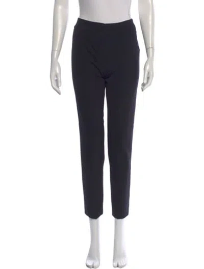 Pre-owned Escada Straight Leg Pants In Black