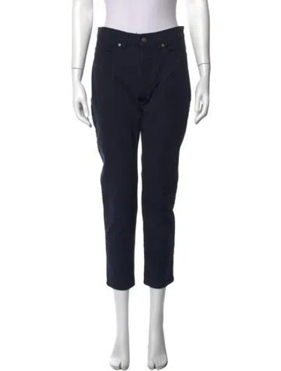 Pre-owned Escada Straight Leg Pants In Black