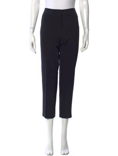 Pre-owned Escada Straight Leg Pants In Black
