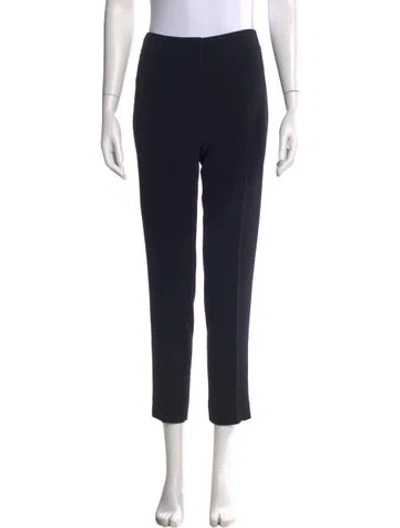 Pre-owned Escada Straight Leg Pants In Black