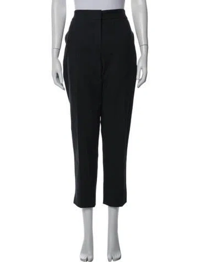Pre-owned Escada Straight Leg Pants In Black