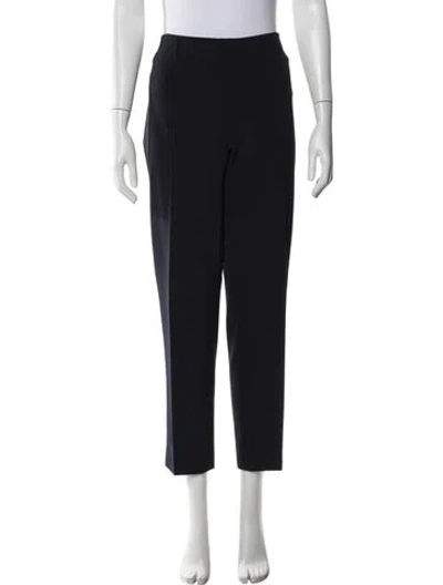 Pre-owned Escada Straight Leg Pants In Black