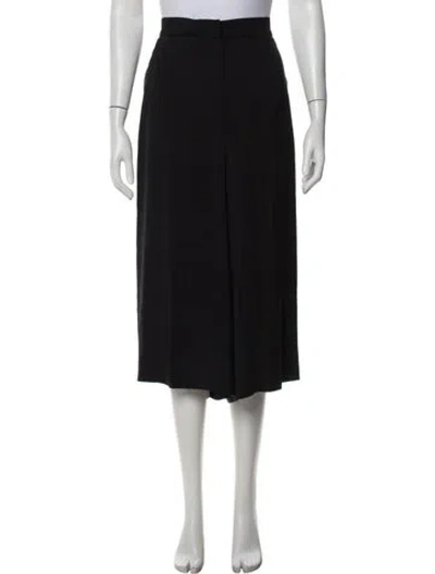 Pre-owned Escada Straight Leg Pants In Black