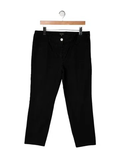 Pre-owned Escada Straight Leg Pants In Black