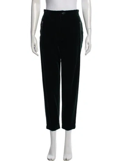 Pre-owned Escada Straight Leg Pants In Black