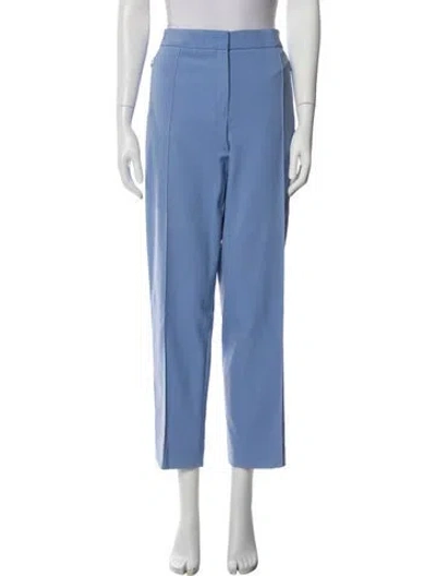 Pre-owned Escada Straight Leg Pants In Blue