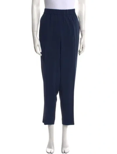 Pre-owned Escada Straight Leg Pants In Blue