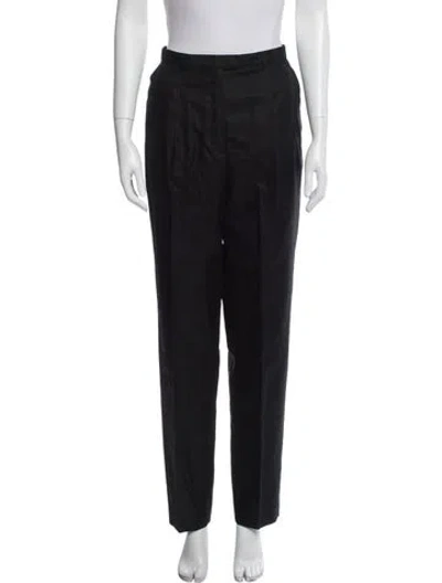 Pre-owned Escada Straight Leg Pants In Blue