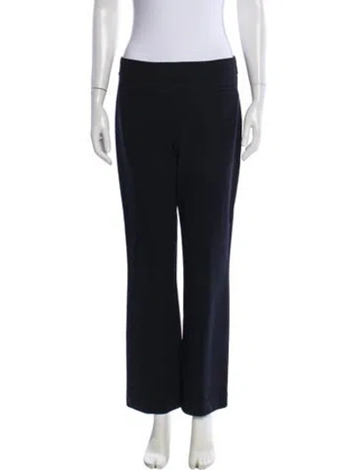 Pre-owned Escada Straight Leg Pants In Blue
