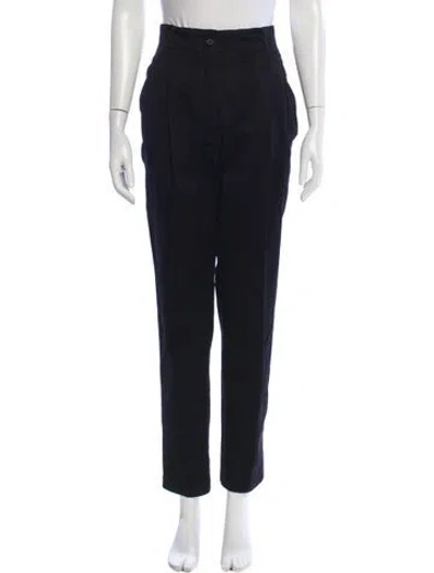 Pre-owned Escada Straight Leg Pants In Blue
