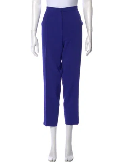 Pre-owned Escada Straight Leg Pants In Blue