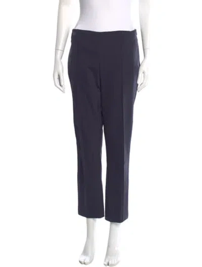 Pre-owned Escada Straight Leg Pants In Blue