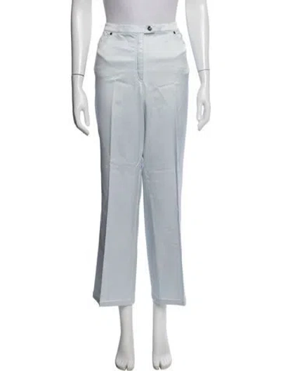 Pre-owned Escada Straight Leg Pants In Blue