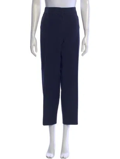 Pre-owned Escada Straight Leg Pants In Blue