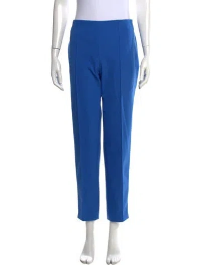 Pre-owned Escada Straight Leg Pants In Blue