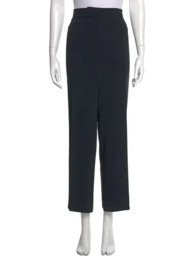 Pre-owned Escada Straight Leg Pants In Blue