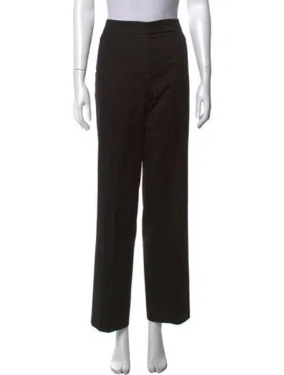 Pre-owned Escada Straight Leg Pants In Blue