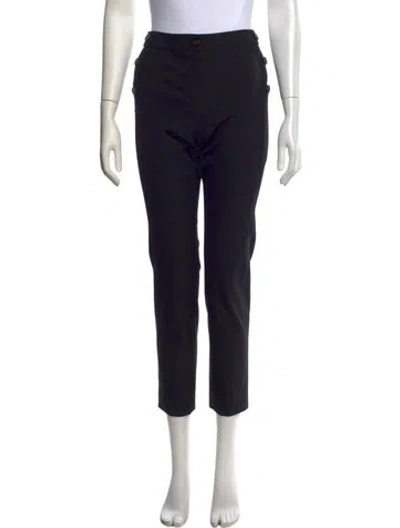 Pre-owned Escada Straight Leg Pants In Blue