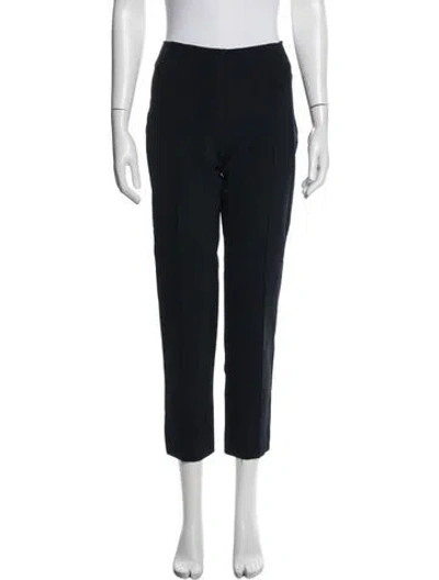 Pre-owned Escada Straight Leg Pants In Blue
