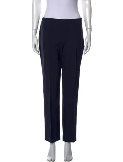 Pre-owned Escada Straight Leg Pants In Blue