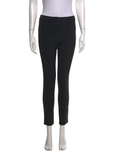 Pre-owned Escada Straight Leg Pants In Blue