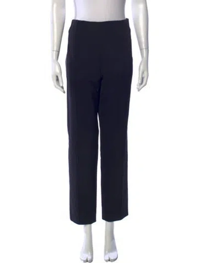 Pre-owned Escada Straight Leg Pants In Blue