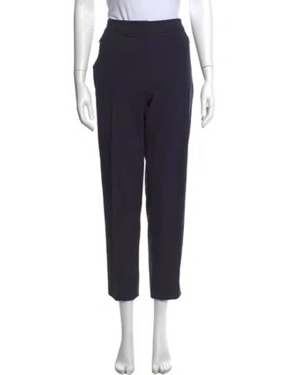 Pre-owned Escada Straight Leg Pants In Blue