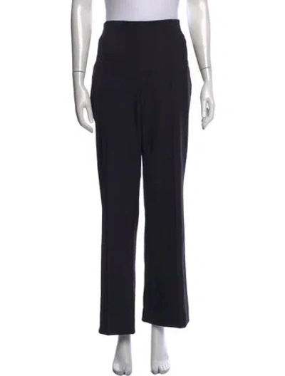Pre-owned Escada Straight Leg Pants In Blue