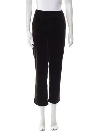 Pre-owned Escada Straight Leg Pants In Brown