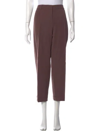 Pre-owned Escada Straight Leg Pants In Brown