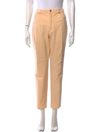 Pre-owned Escada Straight Leg Pants In Brown