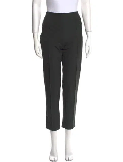 Pre-owned Escada Straight Leg Pants In Gray