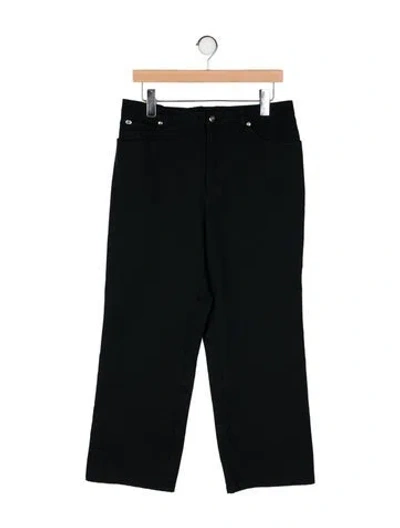 Pre-owned Escada Straight Leg Pants In Gray