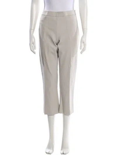 Pre-owned Escada Straight Leg Pants In Gray