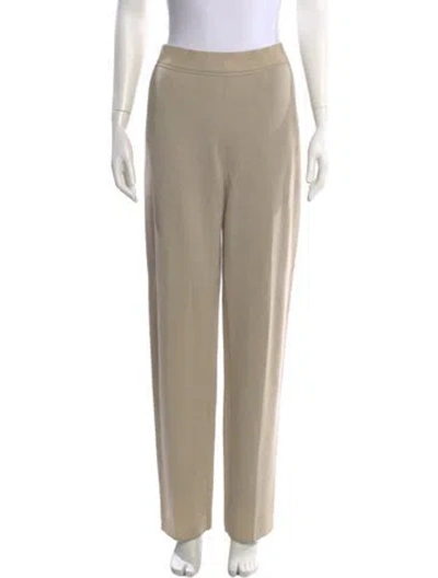 Pre-owned Escada Straight Leg Pants In Gray