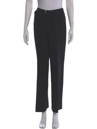 Pre-owned Escada Straight Leg Pants In Gray