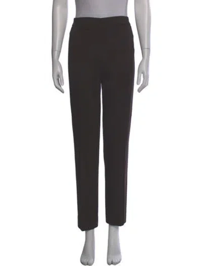 Pre-owned Escada Straight Leg Pants In Gray