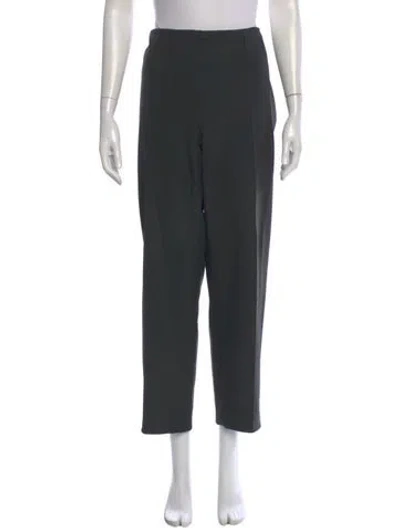 Pre-owned Escada Straight Leg Pants In Gray