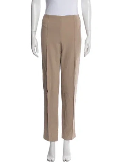 Pre-owned Escada Straight Leg Pants In Neutral