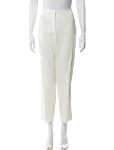Pre-owned Escada Straight Leg Pants In Neutral