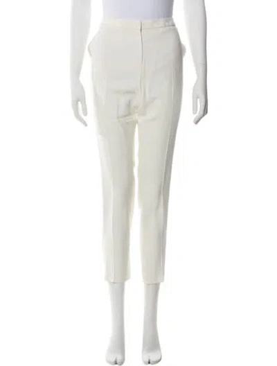 Pre-owned Escada Straight Leg Pants In Neutral