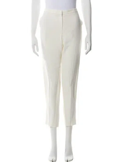 Pre-owned Escada Straight Leg Pants In Neutral