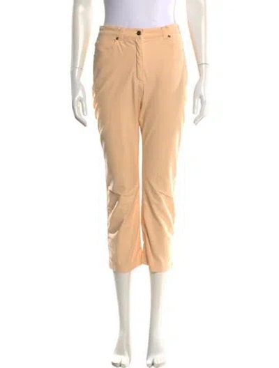 Pre-owned Escada Straight Leg Pants In Neutral