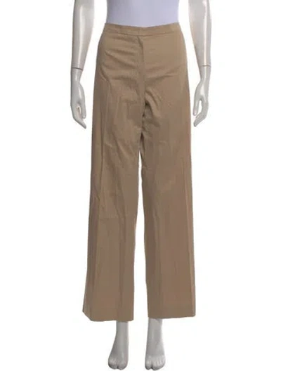 Pre-owned Escada Straight Leg Pants In Neutral