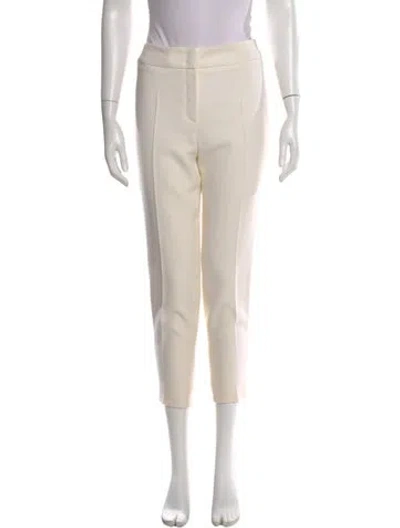 Pre-owned Escada Straight Leg Pants In Neutral