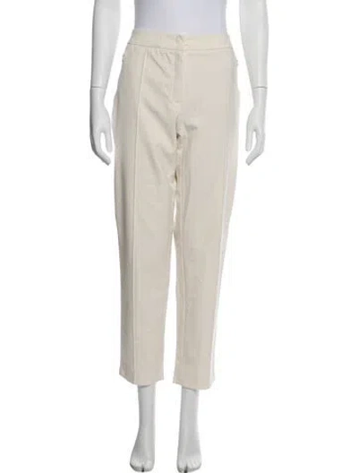 Pre-owned Escada Straight Leg Pants In Neutral