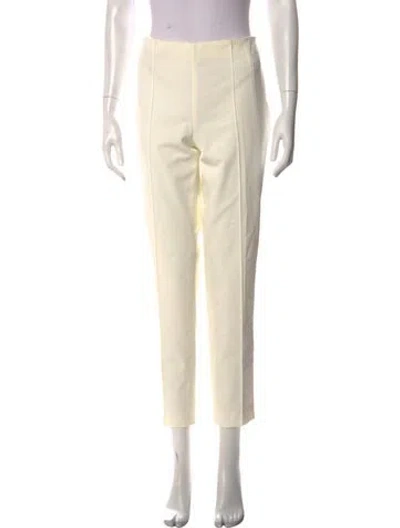 Pre-owned Escada Straight Leg Pants In Neutral