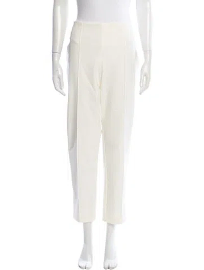 Pre-owned Escada Straight Leg Pants In Neutral