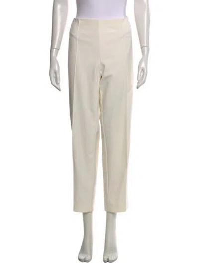 Pre-owned Escada Straight Leg Pants In Neutral