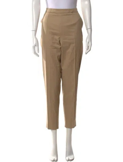 Pre-owned Escada Straight Leg Pants In Neutral